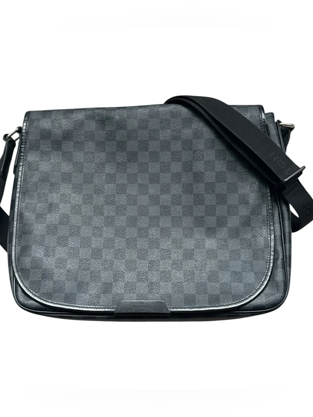 Louis Vuitton Black Damier Graphite Messenger Bag
